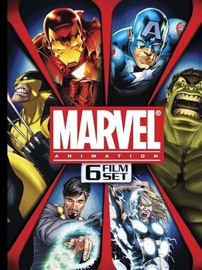 NEW MARVEL ANIMATION 6 FILM DVD SET HULK, AVENGERS, DR STRANGE, IRON MAN